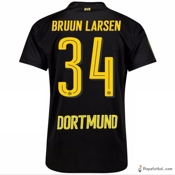 Camiseta Borussia Dortmund Replica Segunda Ropa Bruun Larsen 2017/18